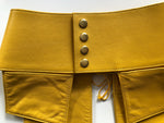 Corset Leather Pocket Belt in Sunshine - SAMPLE size S