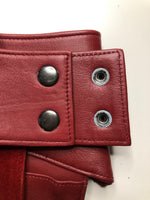 Club Pocket Belt in Garnet SAMPLE SIZE 6, 8, 10